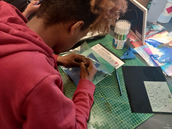 Manchester Youth Zone helping our young people bring the logo to life